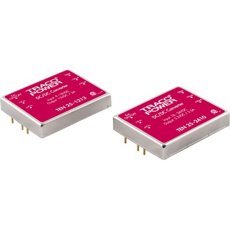 TracoPower TEN 25-1222 DC/DC-Wandler, Print 12 V/DC 12 V/DC, -12 V/DC 1.25 A 30 W Anzahl Ausgänge: 2
