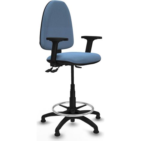 Sedia da Ufficio Piqueras y Crespo B2D01RT Blu cielo Alta (1/5)
