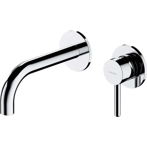 OMNIRES Y - Grifo empotrado de lavabo, con cuerpo de montaje, 2 orificios, cromo Y1215CR