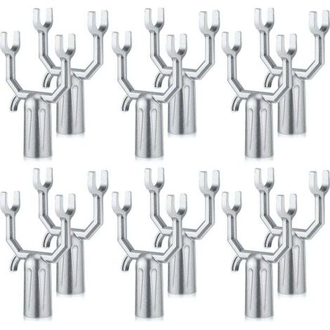 12 Metall-Obstbaum-Aststützen, Schienen, Krücken, Richtset - Crezuo