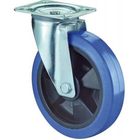 Ruota girevole BS ROLLEN (ruota Ø 100 mm portata 140 kg / plastica) - L500.B61.101 (1/3)