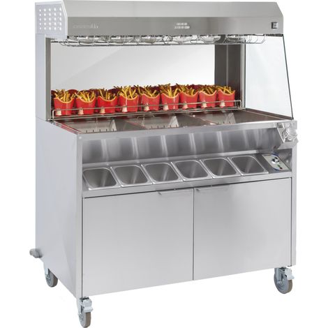 Poste de salage  - double chauffe - 1200 mm - 2700W - Casselin