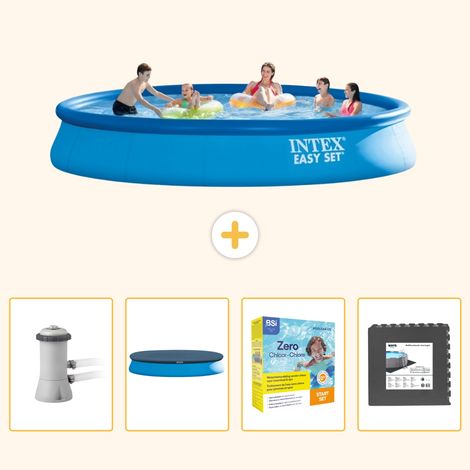 Intex Piscine Easy Set Ronde - 457x84 cm - 5-pièces S259 (1/5)