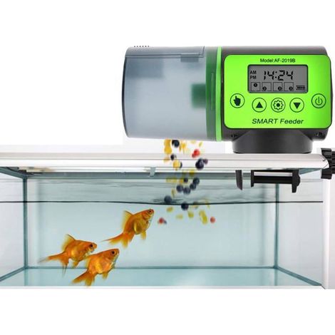 Distributeur Automatique de Nourriture - 200 ml - LCD - Couleurs multiples - Poissons (1/4)