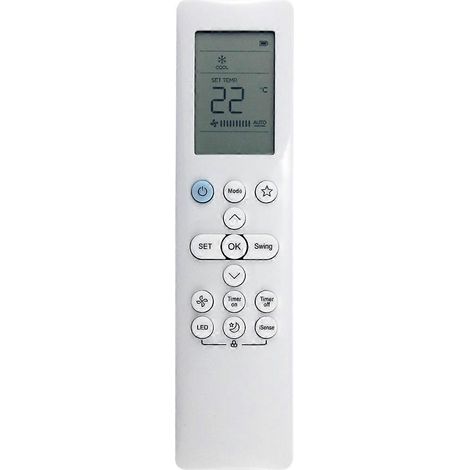 Ersatzfernbedienung RG10F (E)/BGEF für Midea RG10F (E)/BGEF Klimaanlagen (1/5)