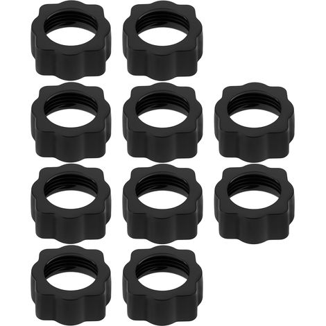 10PCS Adaptateurs à Rotule à Visser pour Support Téléphone de Voiture écrou de Serrage pour Adaptateurs à Rotule de 17 Mm pour Caméra DVR Accessoires Forme de Fleur de Prunier (1/5)