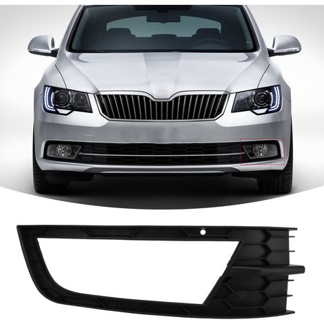 (T06) Unterer Frontstoßstangengrill mit Nebelscheinwerfer für SKODA OCTAVIA 5E Vor-Facelift 2013-2016 (rechts): 5E08076829B9 (1/5)