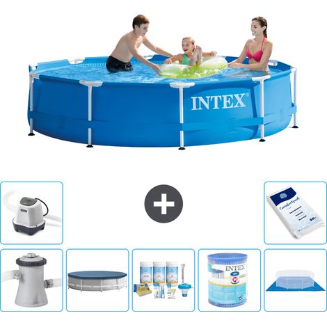 Intex Piscina con struttura Rotonda - 305x76 cm - 8-pezzi  S41651 (1/4)