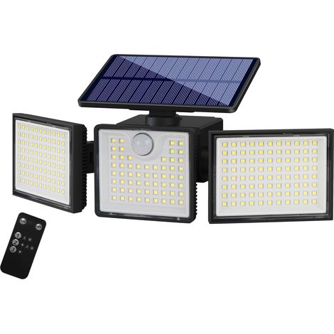 Lampe solaire de jardin LED 0,5 W avec télécommande et détection, éclairage extérieur IP65 pour pelouse, terrasse et espace paysager, 3,7 V, autonomie 6 à 12 h (1/4)