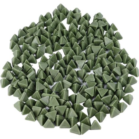 Abrasif triangulaire en résine pour le polissage par vibration de bijoux, 15 mm, 500 g (1/5)
