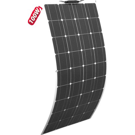Panneau Solaire, Design Flexible, Haute Efficacité, 100W 1175x540x3mm (1/2)