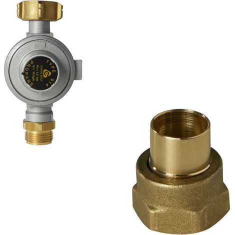 Favex – Détendeur gaz haute pression propane 10kg/h – Pression d'alimentation 2-19.3 bar – Sortie à souder 12 – Norme NF EN 16129 (1/3)