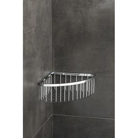 CSPARKV One 80S1 Etagere Douche d'angle Porte Shampoing Douche 8cm de Profondeur Porte Gel Douche Salle De Bain Serviteur De Douche Acier Inoxydable Poli Étagère Douche (1/4)