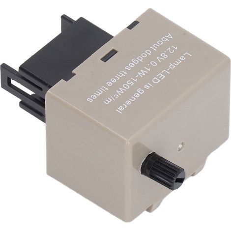 Relais clignoteur 8 broches KT 8 pin, ajustable, étanche pour LED, adaptable ampoules 12V, électronique universel moto auto (1/5)