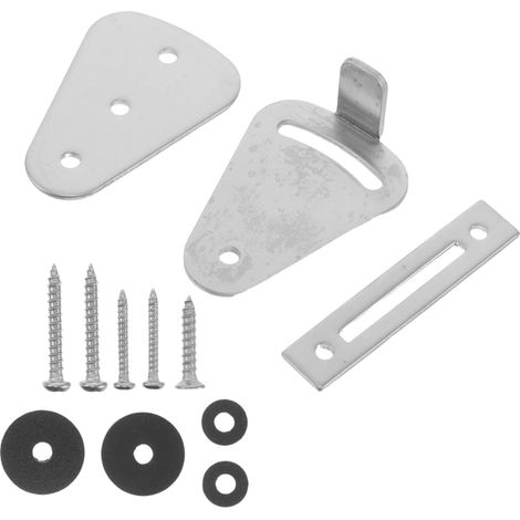 Loquet Coulissant en inox Argenté pour Porte, 6 X 4 Cm (1/5)