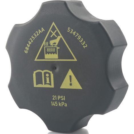 Bouchon de remplissage de liquide de refroidissement pour moteur Dodge Chrysler Jeep 68249136AA (1/4)