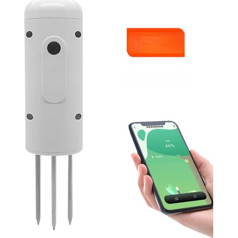 Tuya Zigbee, drahtloser intelligenter Bodentemperatur- und Feuchtigkeitstester, mobile App, Echtzeitüberwachung, wasserdichter Detektor (IP67) (1/5)
