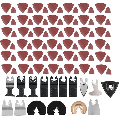100 lames de scie plongeante de haute précision pour outil multifonction oscillant universel (1/5)