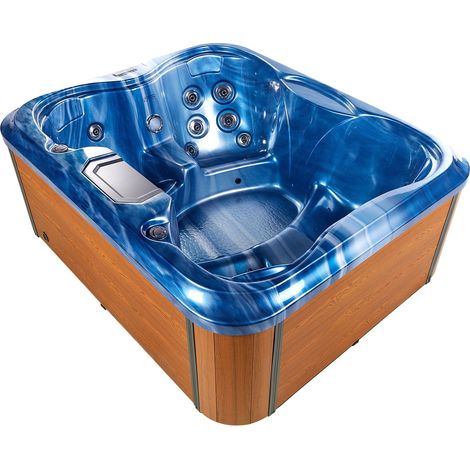 Outdoor Hot Tub with LED ARCELIA Blue (1/5)