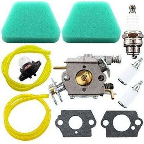 Carburateur pour Poulan et Poulan Pro 2250 2450 2550 2550LE 260Pro PP220 PP221 PP230 PP260 PN Walbro WT-625 WT-391 Zama C1Q-W9 530071621 530069722 530035400, avec filtre à air. (1/4)