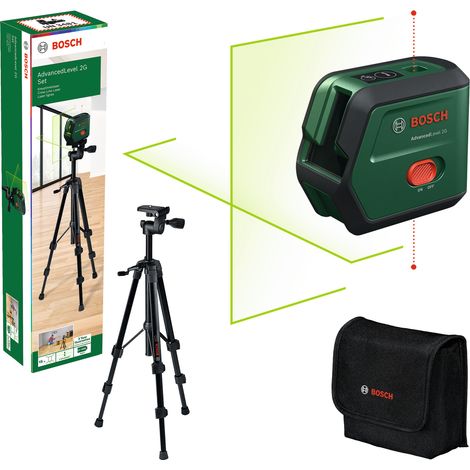 Bosch Cross Line Laser with Plumb Function AdvancedLevel 2G Set 0603663G01 (1/5)
