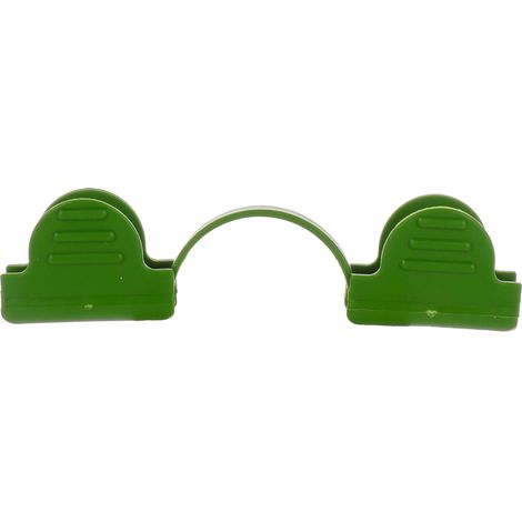 Clips de fixation portables en PE haute résistance pour bâches et stores de serre, vert 6 mm (1/2)