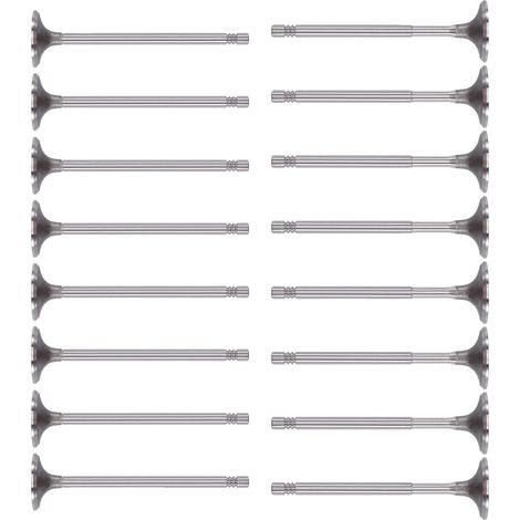 Válvula de escape, material de acero, 36 mm de altura, compatible con múltiples modelos, alta durabilidad, reemplazo directo. (1/5)