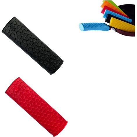 Lot de 2 Mini Manique de Cuisine en Silicone 2 Manchons en Silicone Résistants à la Chaleur pour Casserole (1/3)