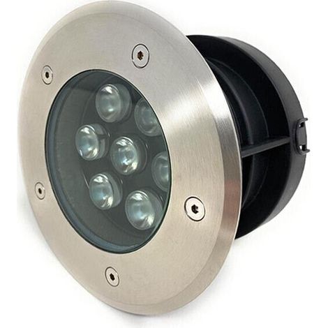 Faretto Da Terra Calpestabile Segnapassi Carrabile 7 Watt Led Luce Calda Ip67