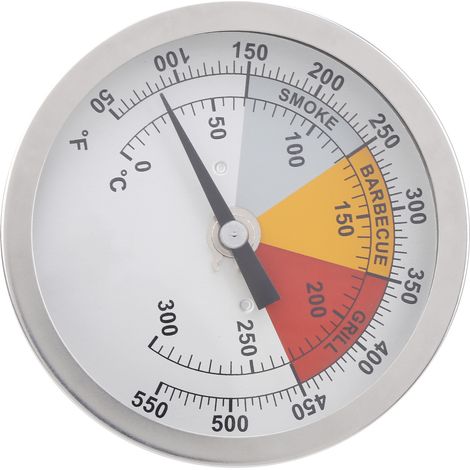 Thermomètre de cuisson en acier inoxydable 0-300 °C, filetage NPT 1/2 po, pour four et accessoires de cuisine (1/5)