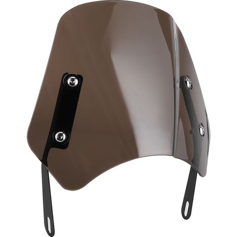 Déflecteur de vent universel pour pare-brise de moto avec support de montage pour 5 à 7 pouces, couleur fauve (1/5)