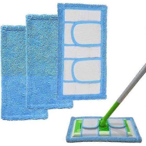 Confezione da 3 pezzi, compatibile con Sweeper Swiffer blu, supporto per spazzatrice portatile (1/5)