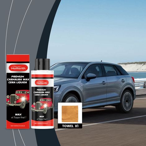 Autopflege-Polierwachs, Lackpflege, Kratzerentfernung, Lackschutz, Fleckenentfernung, Lackausbesserung – 100 g × 1 + Tuch × 1 -- DTEKGAZ (1/5)
