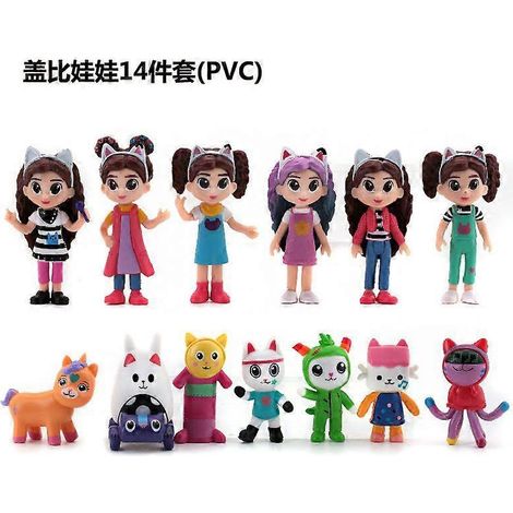 Maison de poupée Gabby, maquettes de jouets, décorations de dessin animé