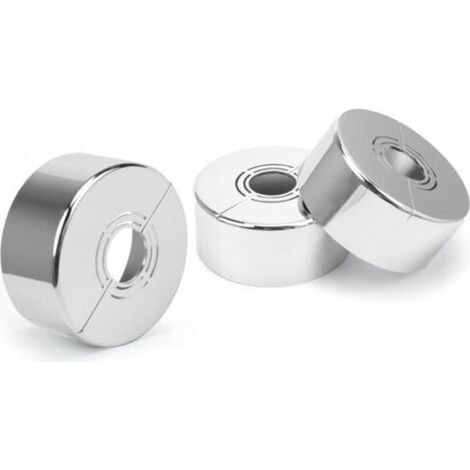 LaBlanc - 3 Pièces Rosace Robinet, Rosace Mitigeur Douche, 3 Tailles en 1, Cache Tuyau Radiateur Convient pour Diamètre de 20MM / 25MM / 33MM, Utilisé pour Décoration de Robinets (1/5)