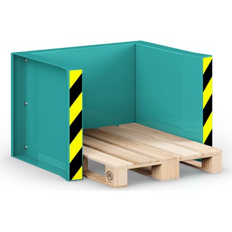 RR Industrietechnik Paletten Stapel Station RPS-05 BxTxH 1020x945x740 mm RAL 5018 Türkisblau