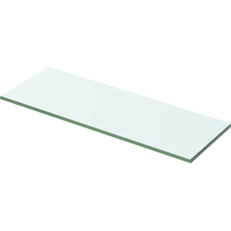Panel de estante vidrio claro 50x12 cm vidaXL