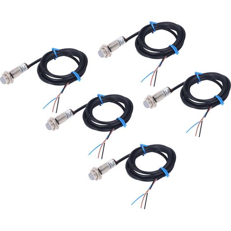 5 Stück induktive Näherungssensor-Schalter NPN 5–30 VDC magnetischer Hall-Detektor elektronisches Bauteil (1/5)