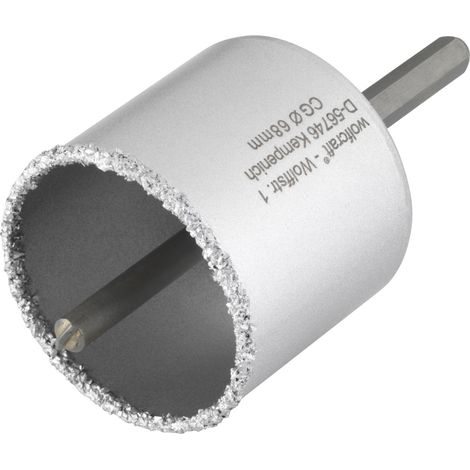 wolfcraft - Trépan à concretion de CT pour Maçonnerie - Diamètre 68 mm - Profondeur de coupe 55 mm. Foret Centreur - réf. 3896000