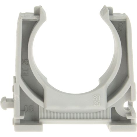 Abrazadera para Tubo de 25 Mm  Gris   IluminaShop