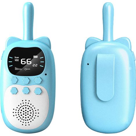 Mini talkie-walkie pour enfants, rechargeable par USB, pour appels interactifs parents-enfants en extérieur. (1/4)
