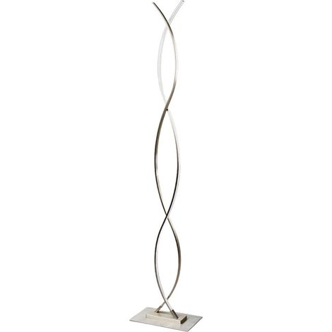Lindby – Lampadaire LED Bobi en aluminium – Design moderne – Éclairage blanc chaud – Pour salon et salle à manger – Économie d'énergie (1/5)