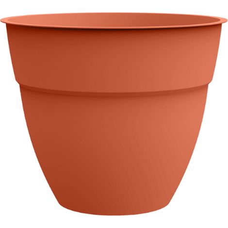Pot OSAKA Orange Terre Battue - Ø25 cm - Dim. Ø25,6 x 21,2 cm - 6,5 L - EDA