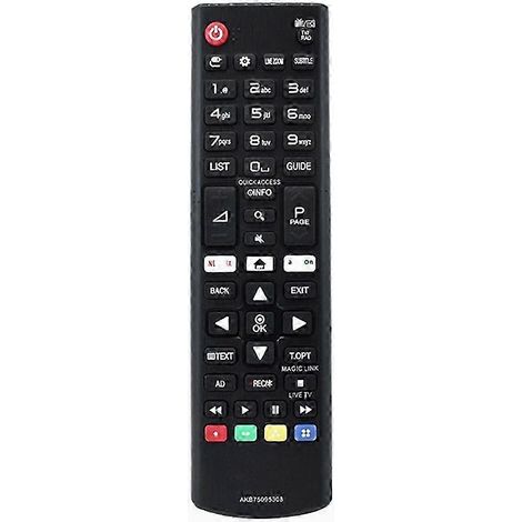 Universelle Ersatzfernbedienung für smarte LED-Fernseher, kompatibel mit Modell AKB75095308, ergonomisches und funktionales Design (1/5)
