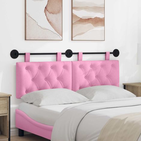 Hängendes Kopfteil Rosa Stoff