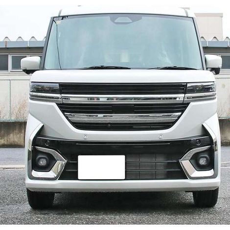 2 front fog light cover adapters for 2024 Suzuki Spacia Custom MK54S MK94S models (1/4)