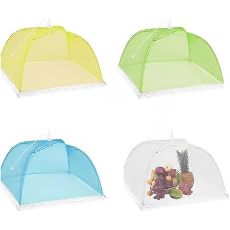 Toile Alimentaire Pliable Anti-Mouches Tente Parapluie Anti-Insectes et Anti-moustiques BBQ Picnic Food Cover (1/5)