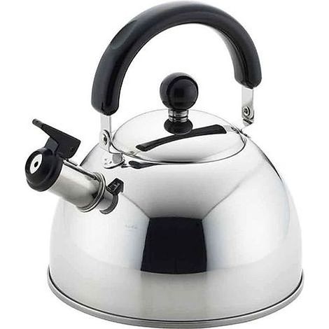Bouilloire sifflante, grande de 3 litres pour cuisinière, adaptée aux cuisinières gaz induction, poignée pliante, rapide, cuisine (1/4)