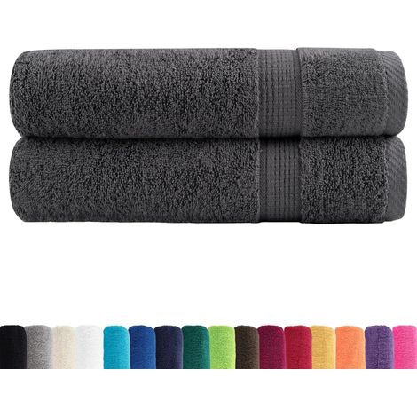 Essuie-mains de qualité supérieure SOLUND 2 pcs anthracite (1/5)