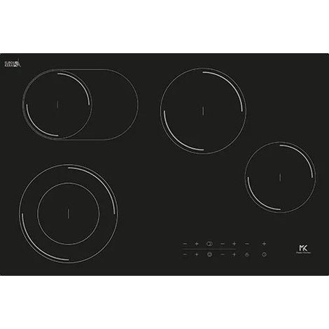 Aster MKitchen MKHC 7742 D-O BK piano cottura nero 77 cm
